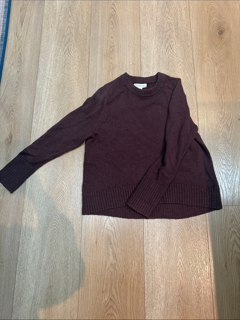 Treasure & Bond Women's Crewneck Sweater in Deep Plum